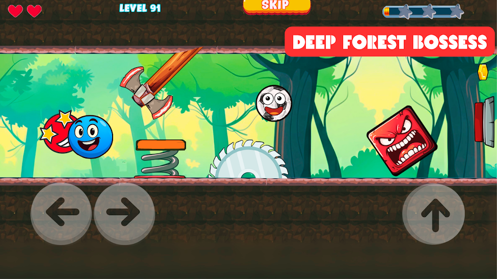 Red Hero 4 - red bounce ball 5