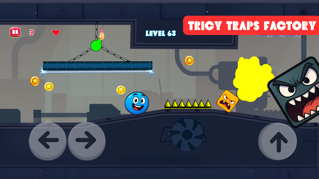 Red Hero 4 - red bounce ball 5