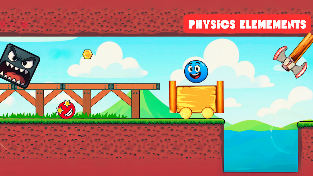 Red Hero 4 - red bounce ball 5