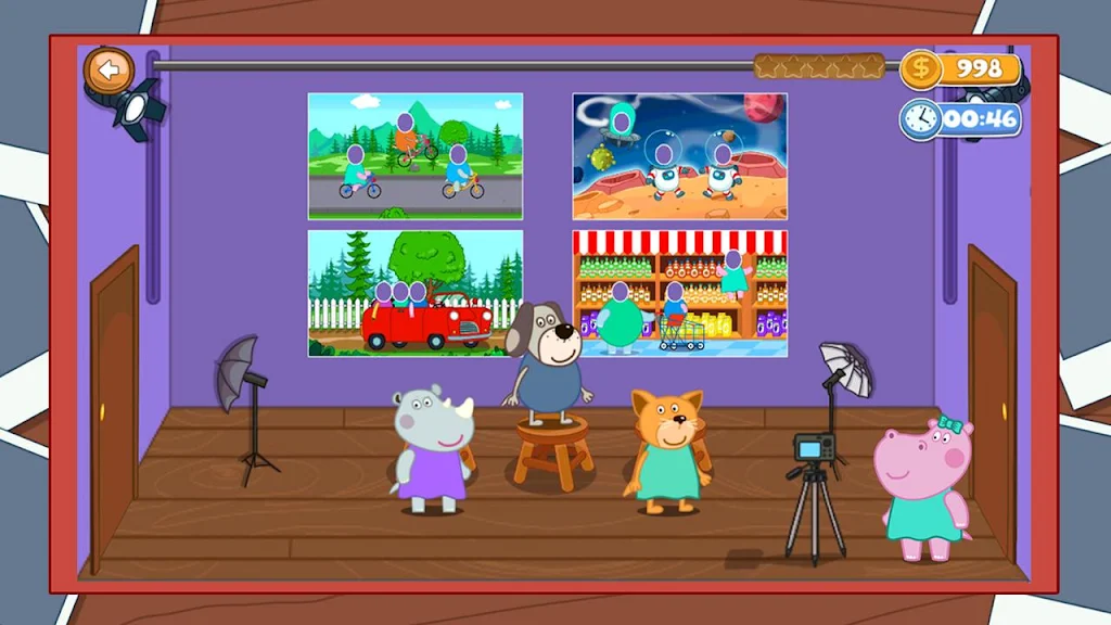 Photographer Hippo: Photo game