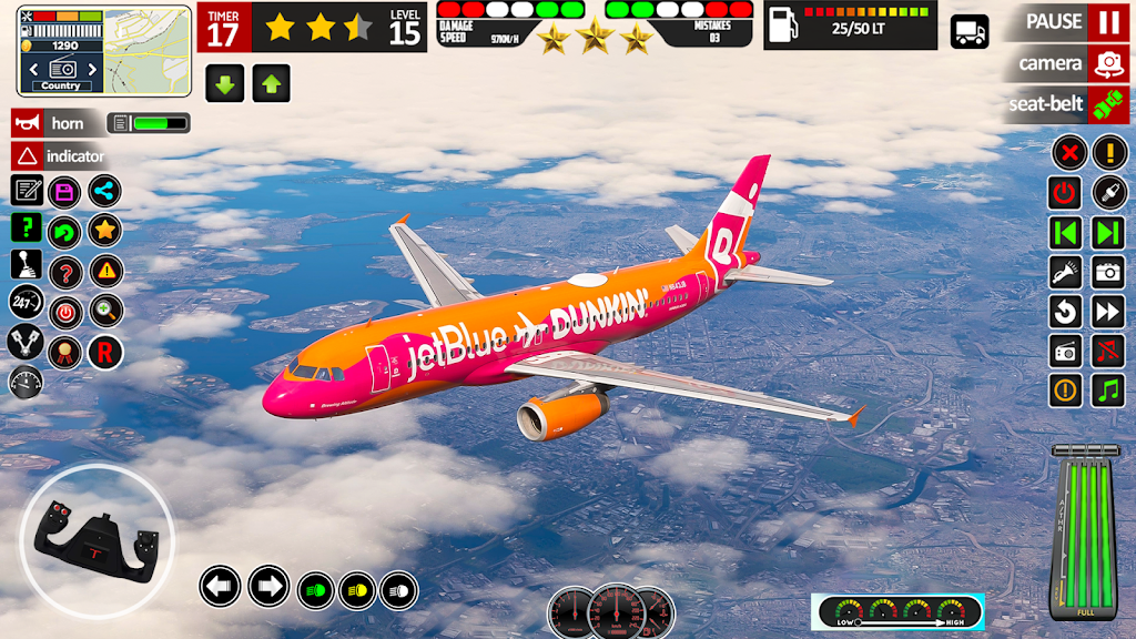 Flight Plane Driving Games