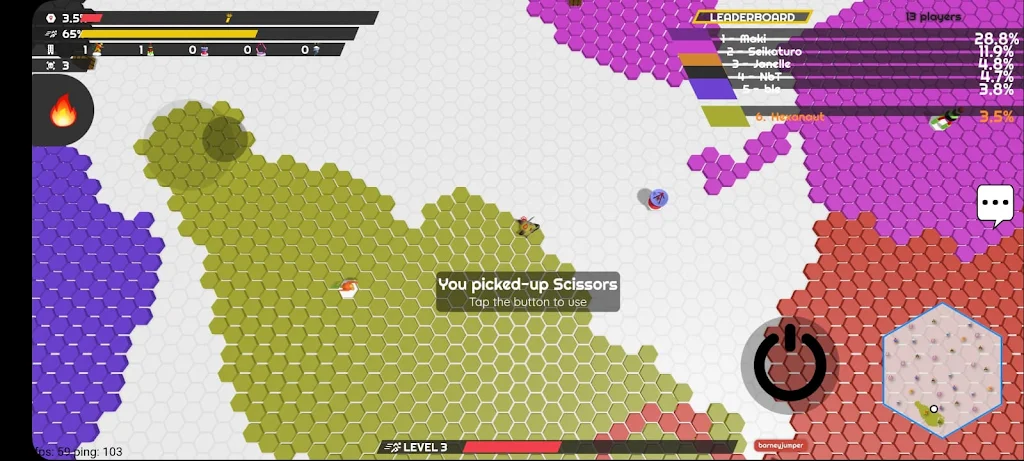 hexanaut.io PRO King of Snakes