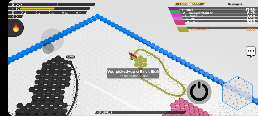 hexanaut.io PRO King of Snakes