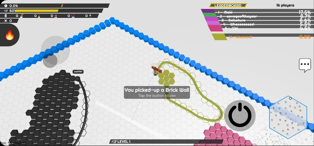 hexanaut.io : King of Snakes