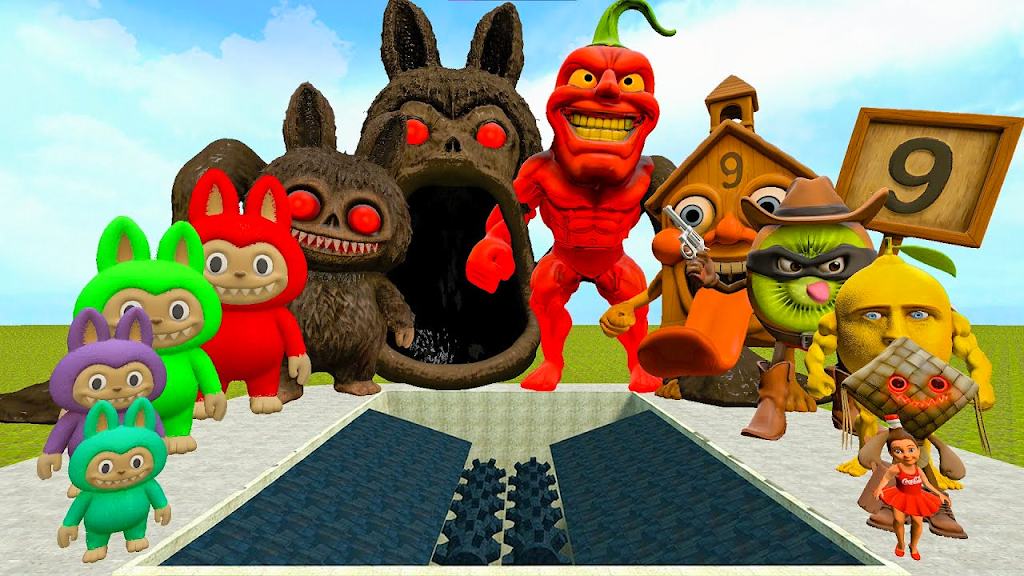 Nextbots In Backrooms: Shooter