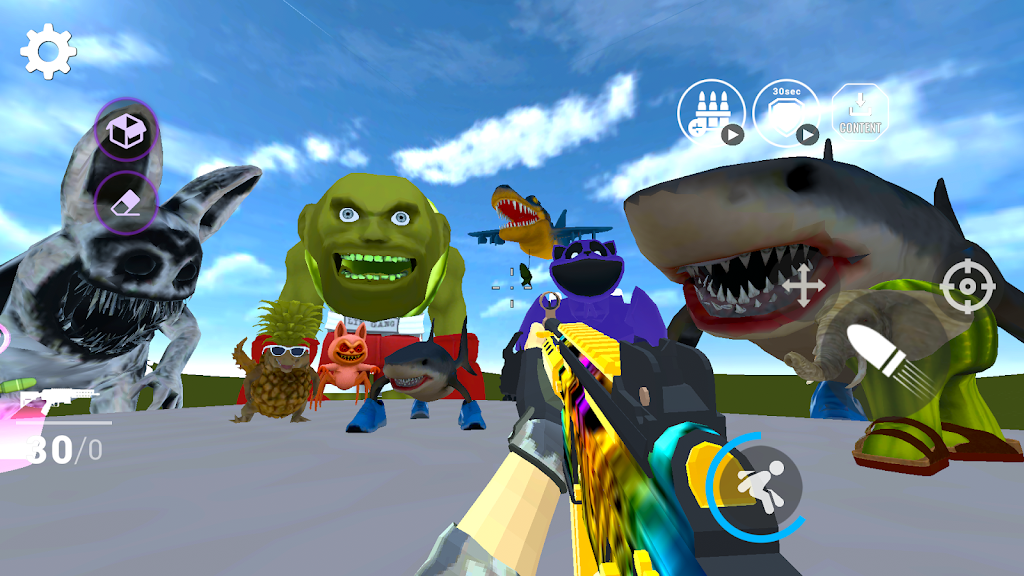 Nextbots In Backrooms: Shooter