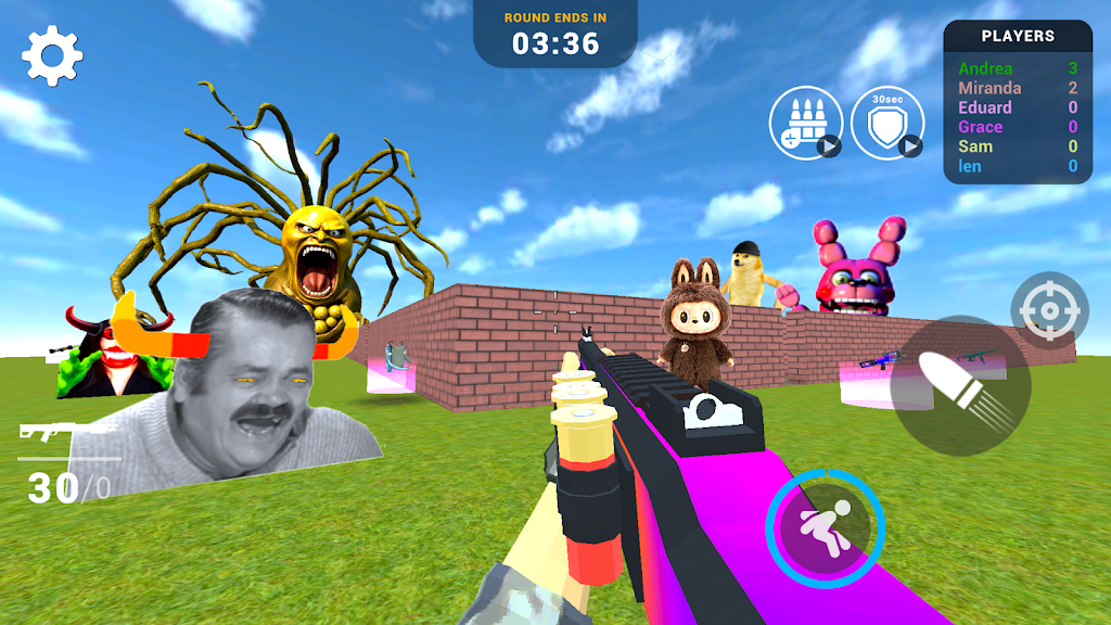 Nextbots In Backrooms: Shooter