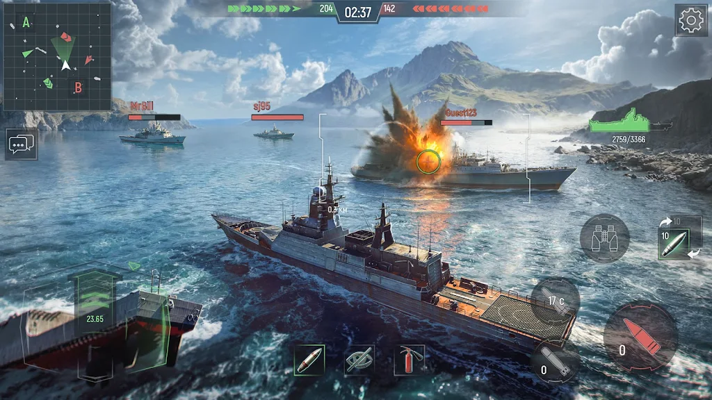 Force of Warships: War Game