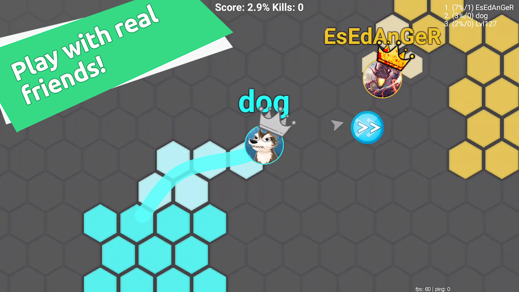 Hexa io Online Hexagon action