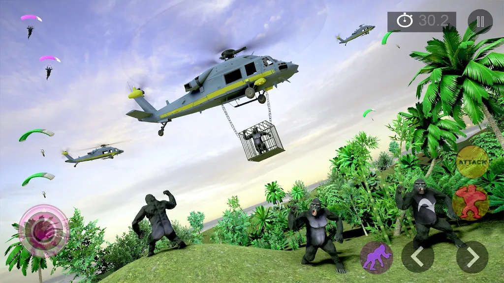 King Kong Game: gorilla games