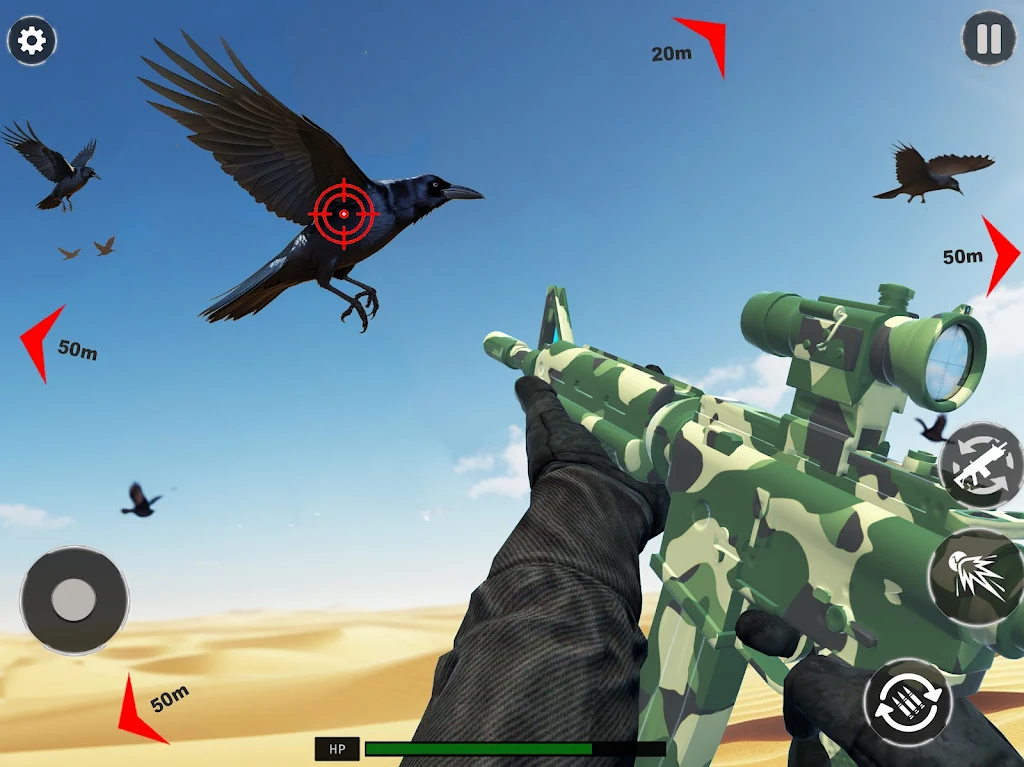 Desert Birds Sniper Shooter 3D