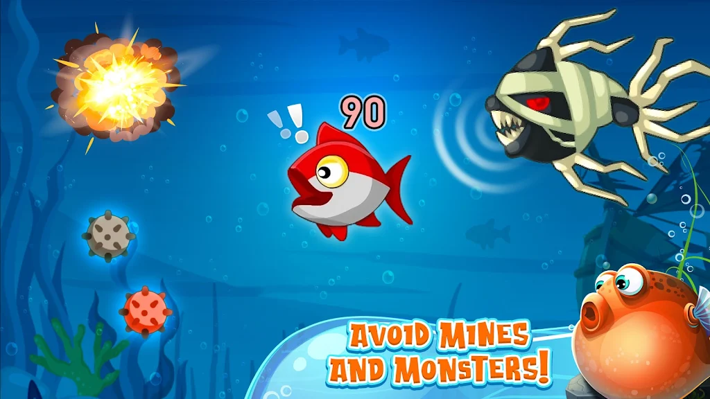 Fish Eat Getting Big