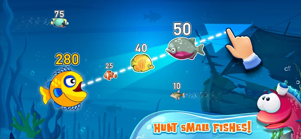 Fish Eat Getting Big