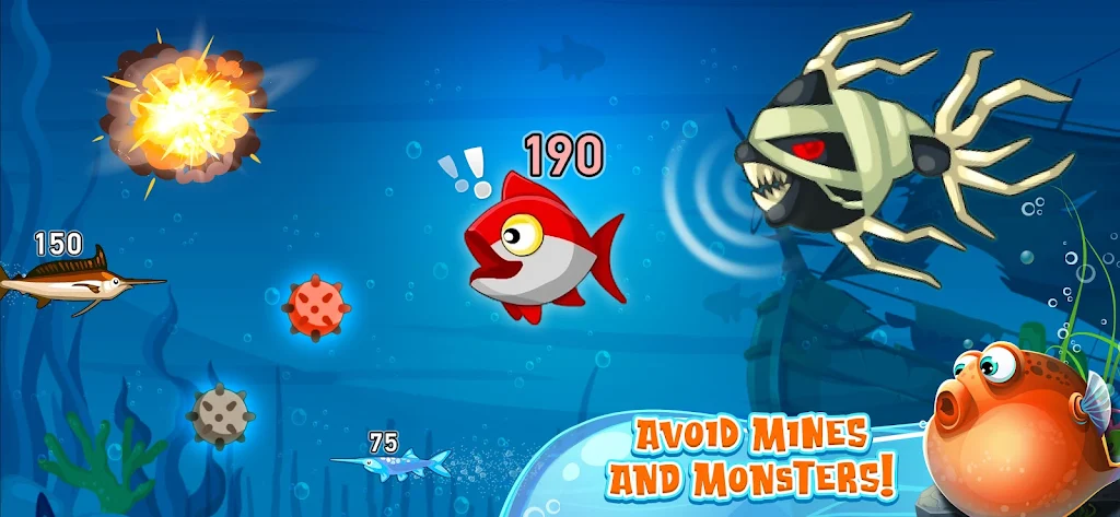 Fish Eat Getting Big