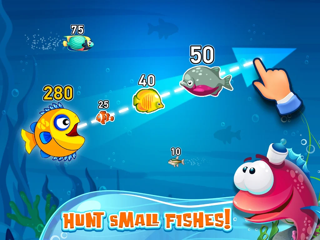 Fish Eat Getting Big