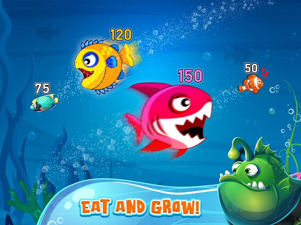 Fish Eat Getting Big