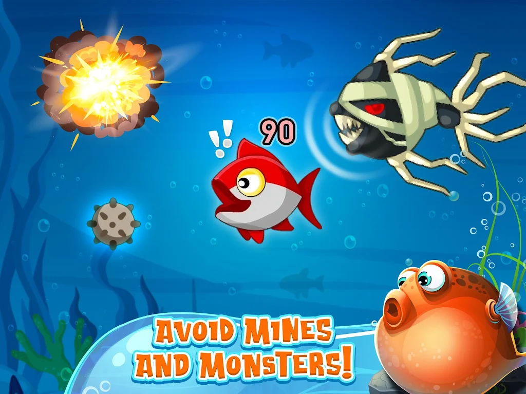 Fish Eat Getting Big