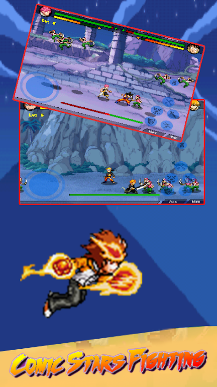 comic stars fighting