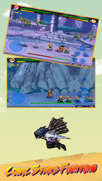 comic stars fighting