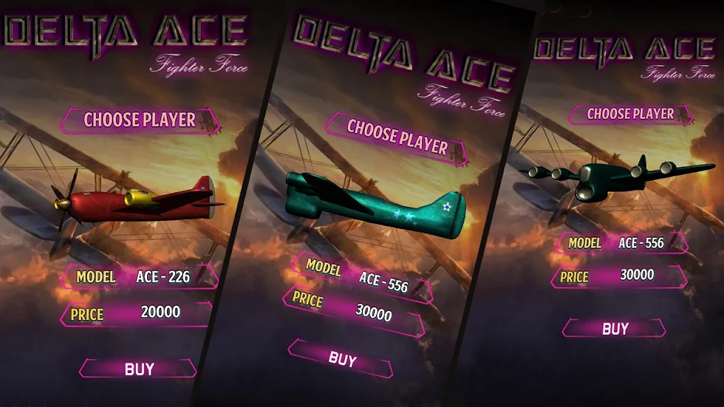 Delta Ace Fighter Force Glorious Mission Army Game