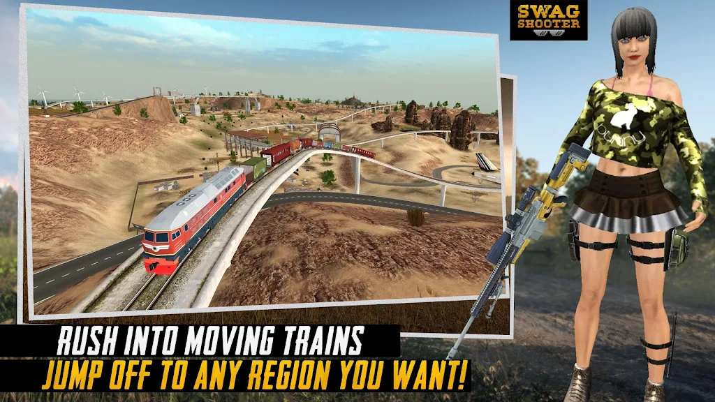 Swag Shooter - Online & Offline Battle Royale Game