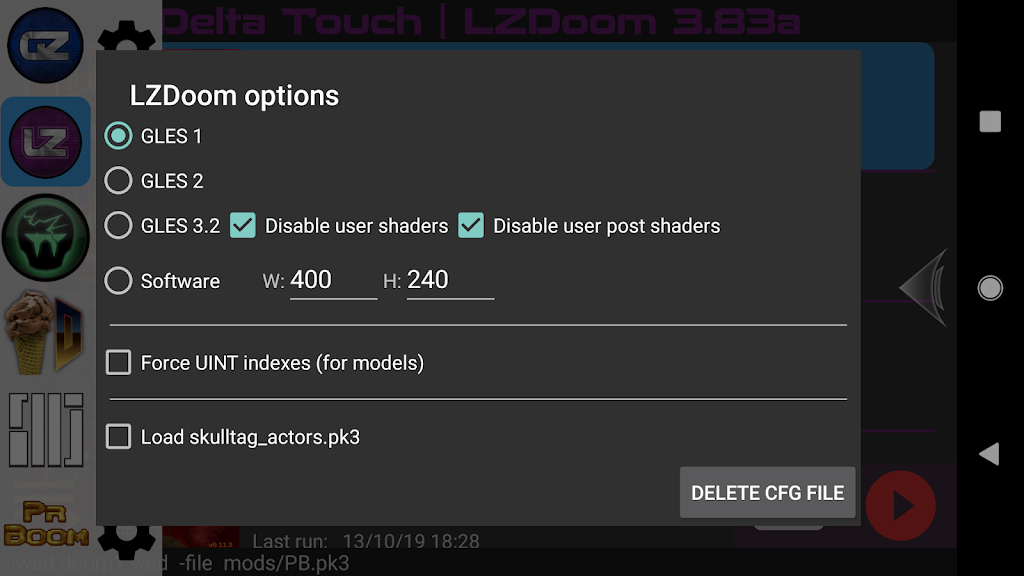 Delta Touch [10 x Doom engine]
