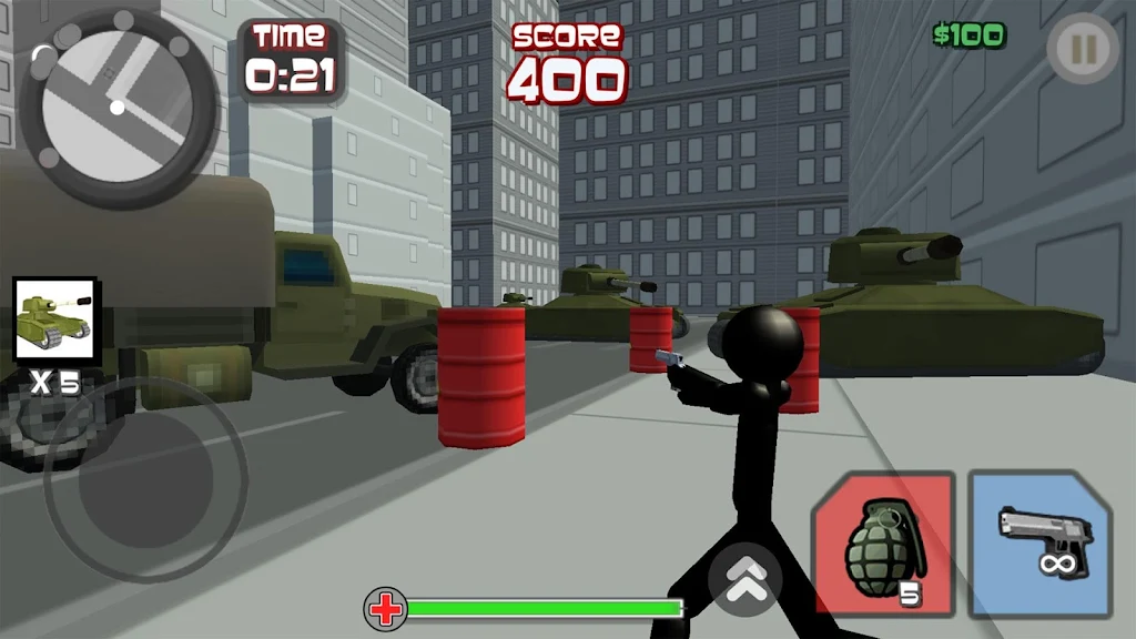 Stickman City Shooting 3D