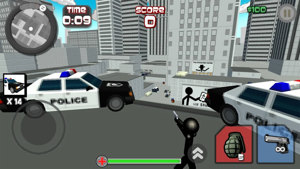 Stickman City Shooting 3D