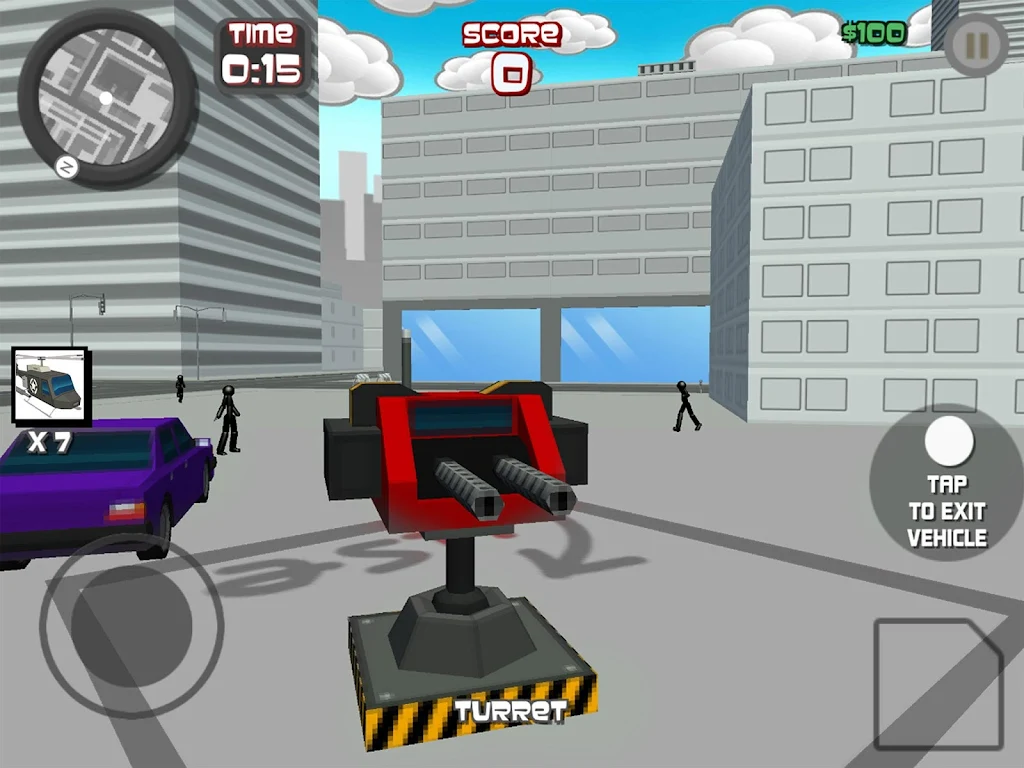 Stickman City Shooting 3D
