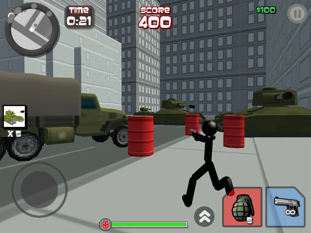 Stickman City Shooting 3D