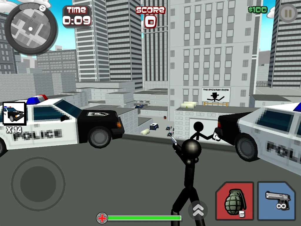 Stickman City Shooting 3D