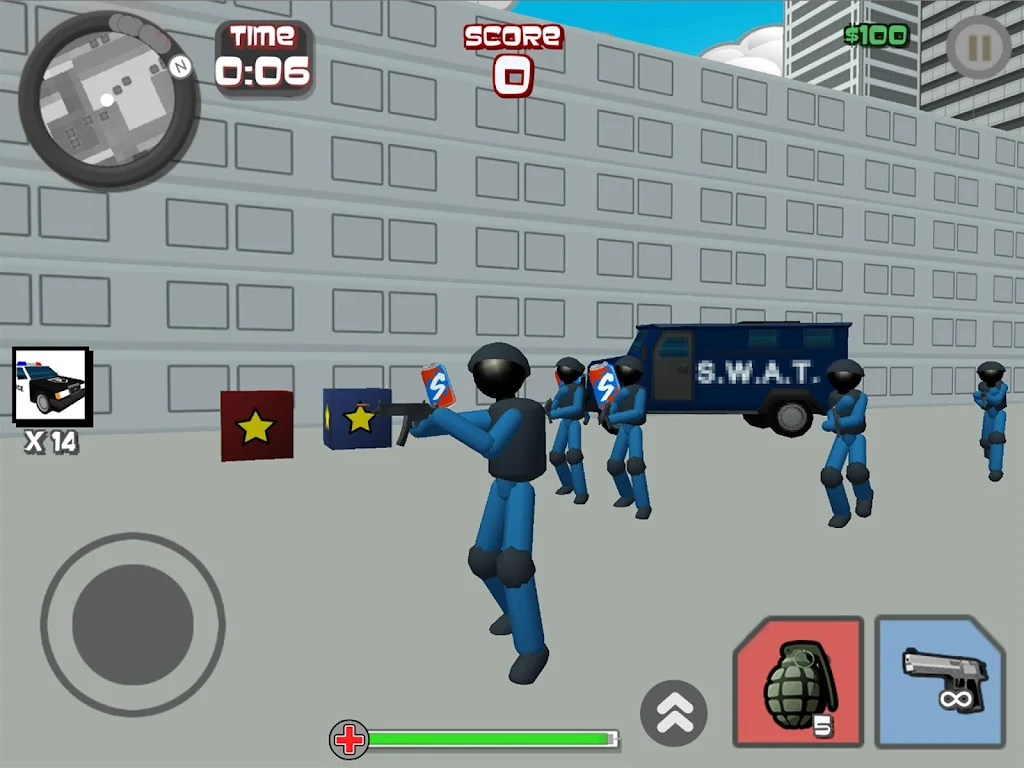 Stickman City Shooting 3D