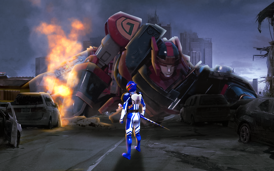 Hero Dino Fight Ninja Samurai