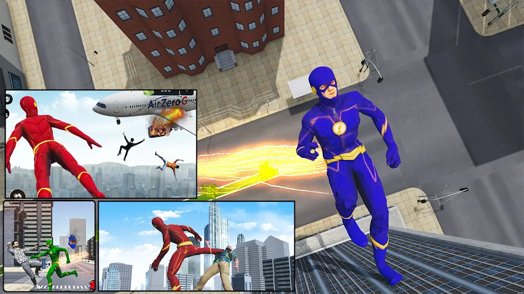 Super Speed: Flying Hero Games
