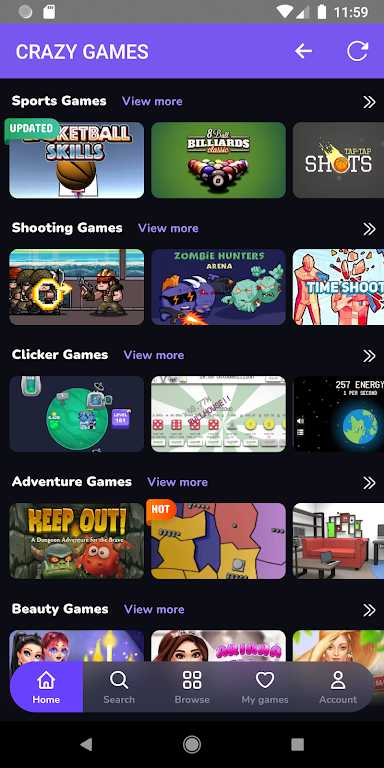 CRAZY GAMES - Online