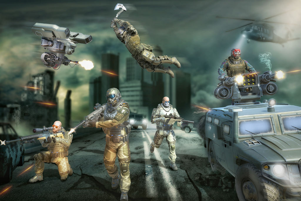 Country War : Battleground Survival Shooting Games