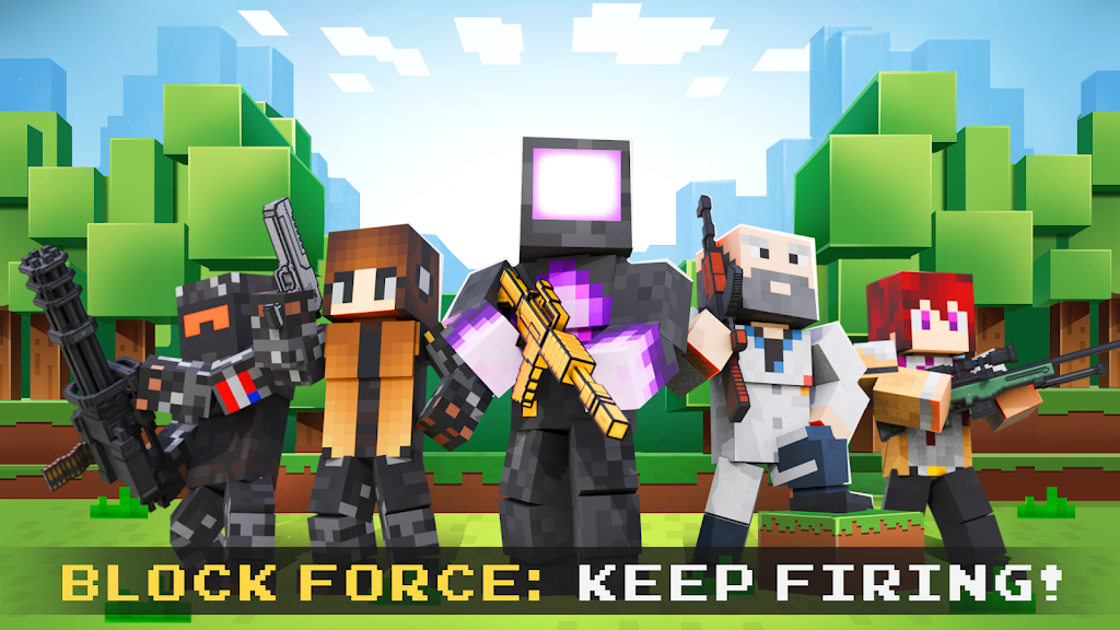 Block Force - 3D Pixel Shooter
