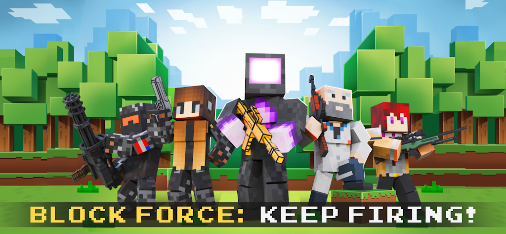 Block Force - 3D Pixel Shooter