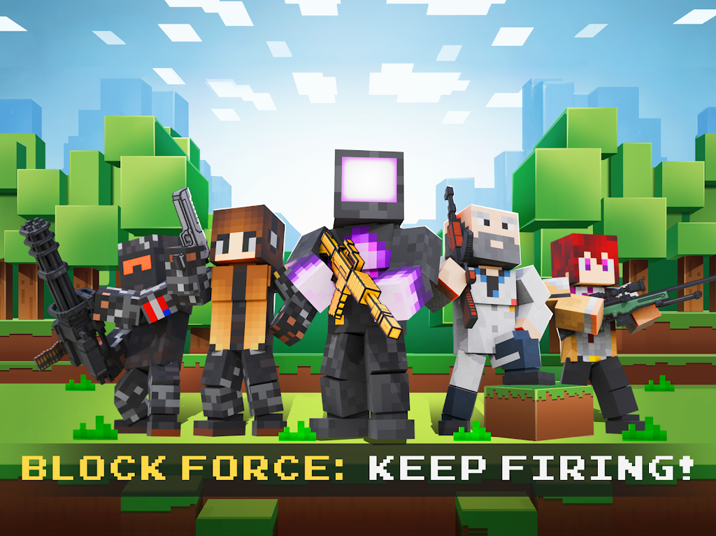Block Force - 3D Pixel Shooter