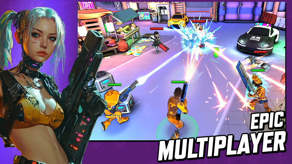 Gridpunk Battle Royale 3v3 PvP