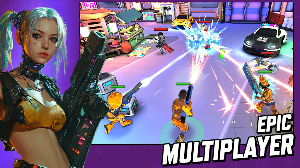 Gridpunk Battle Royale 3v3 PvP