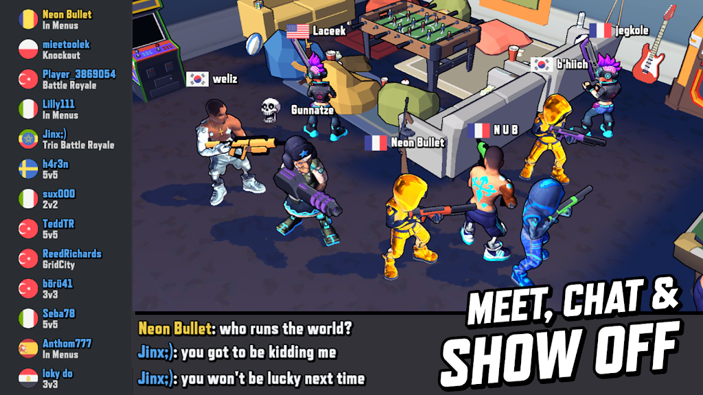 Gridpunk Battle Royale 3v3 PvP