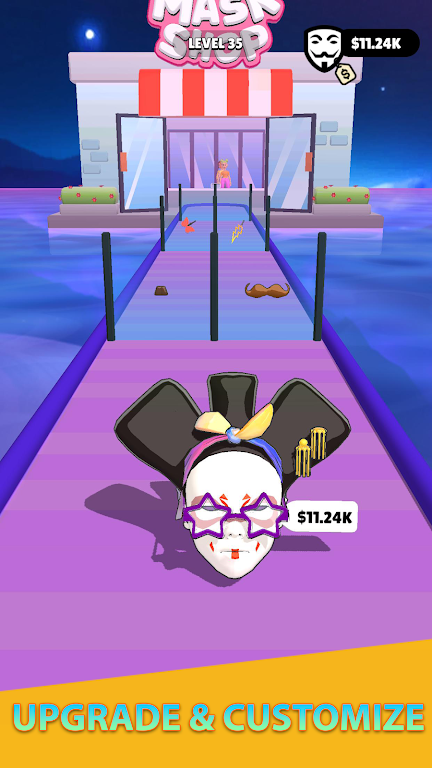 Mask Evolution: 3D Run Game