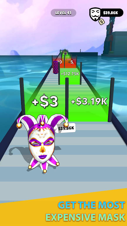 Mask Evolution: 3D Run Game