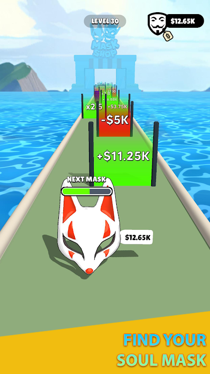Mask Evolution: 3D Run Game