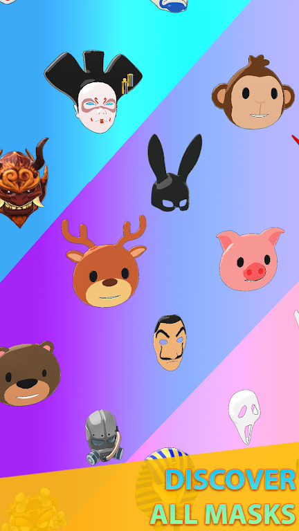 Mask Evolution: 3D Run Game