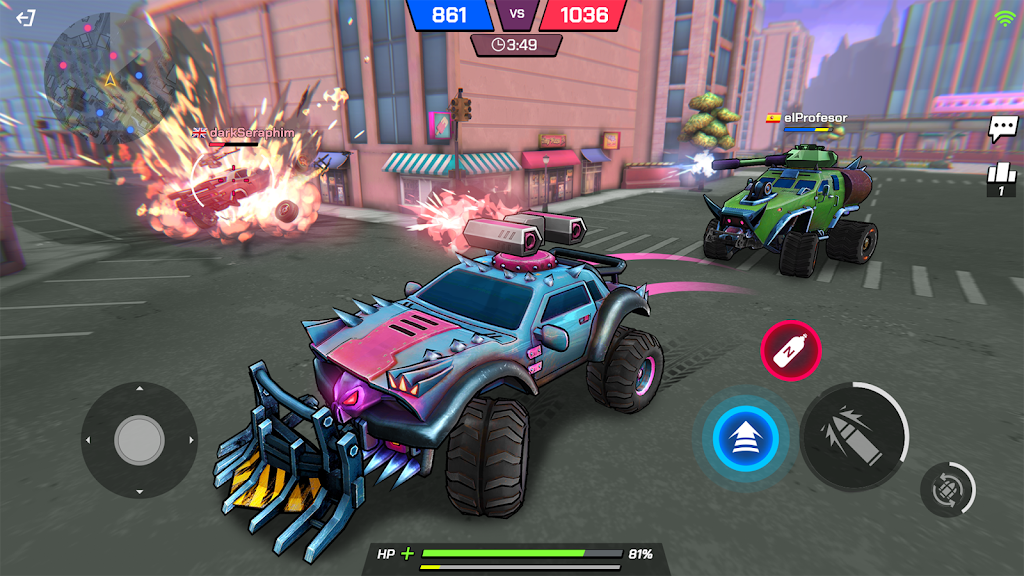 Battle Cars: Nitro PvP Shooter