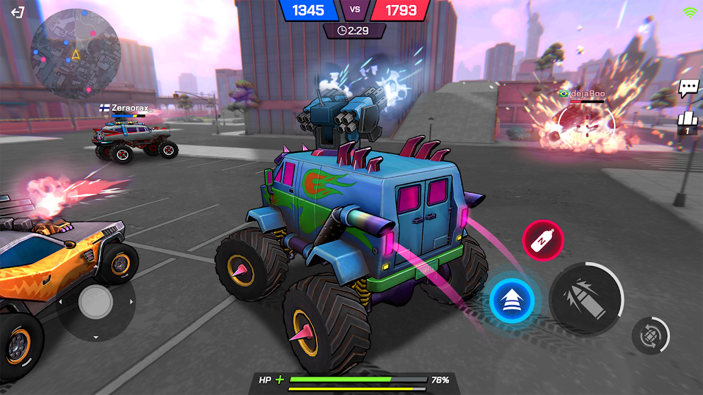 Battle Cars: Nitro PvP Shooter