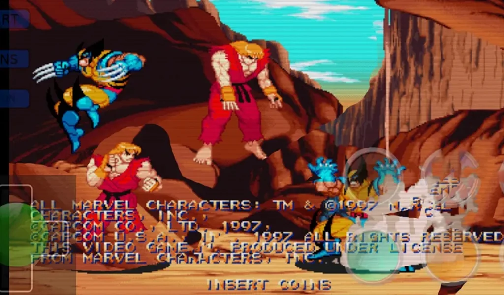 Marvel Super Heroe game arcade