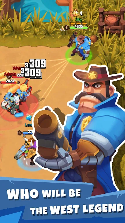 West Legends: 3v3 Team Battle